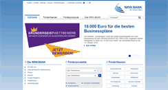 Desktop Screenshot of nrwbank.de